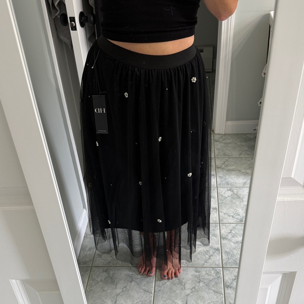 Black Tulle Skirt